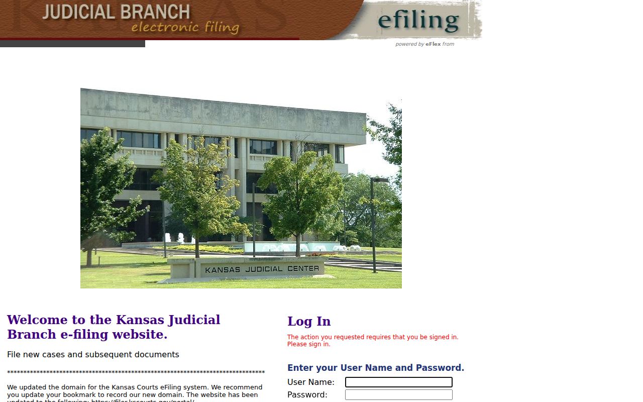 Cheyenne County docket search Kansas eFiling worklist